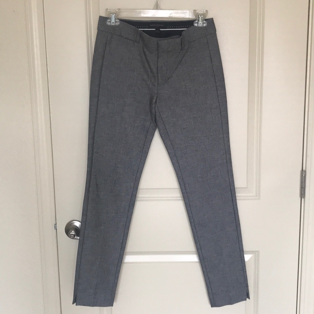Banana Republic Gray slim fitting dress pants.
